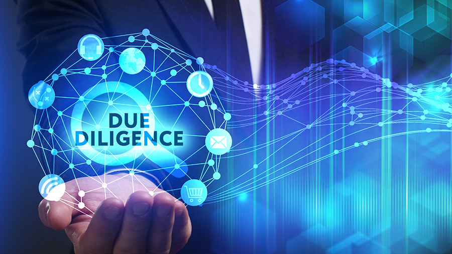Due diligence compliance