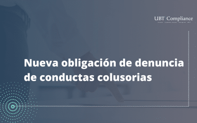 Nueva obligación de denuncia de conductas colusorias