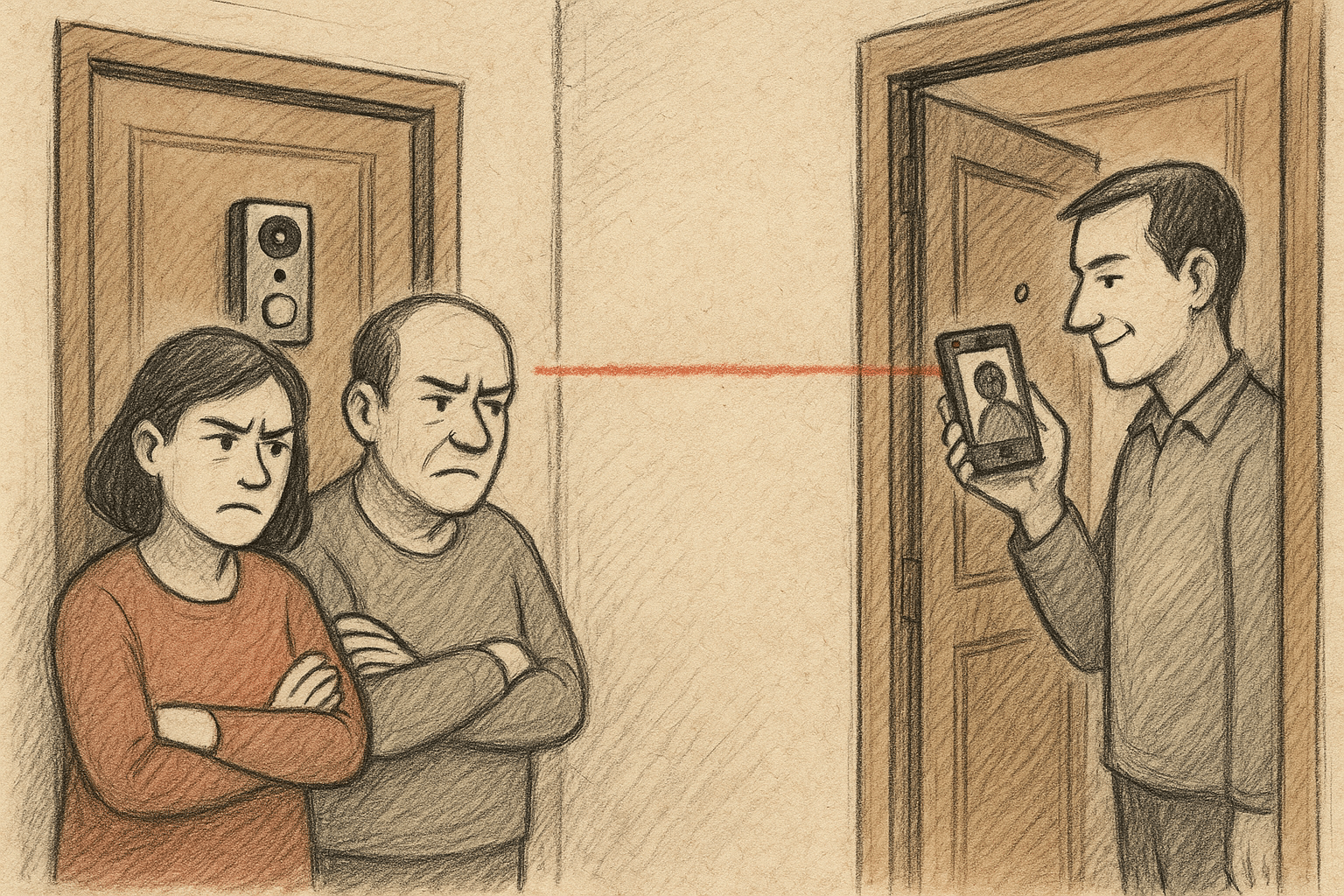 Protección de datos en mirillas electrónicas.