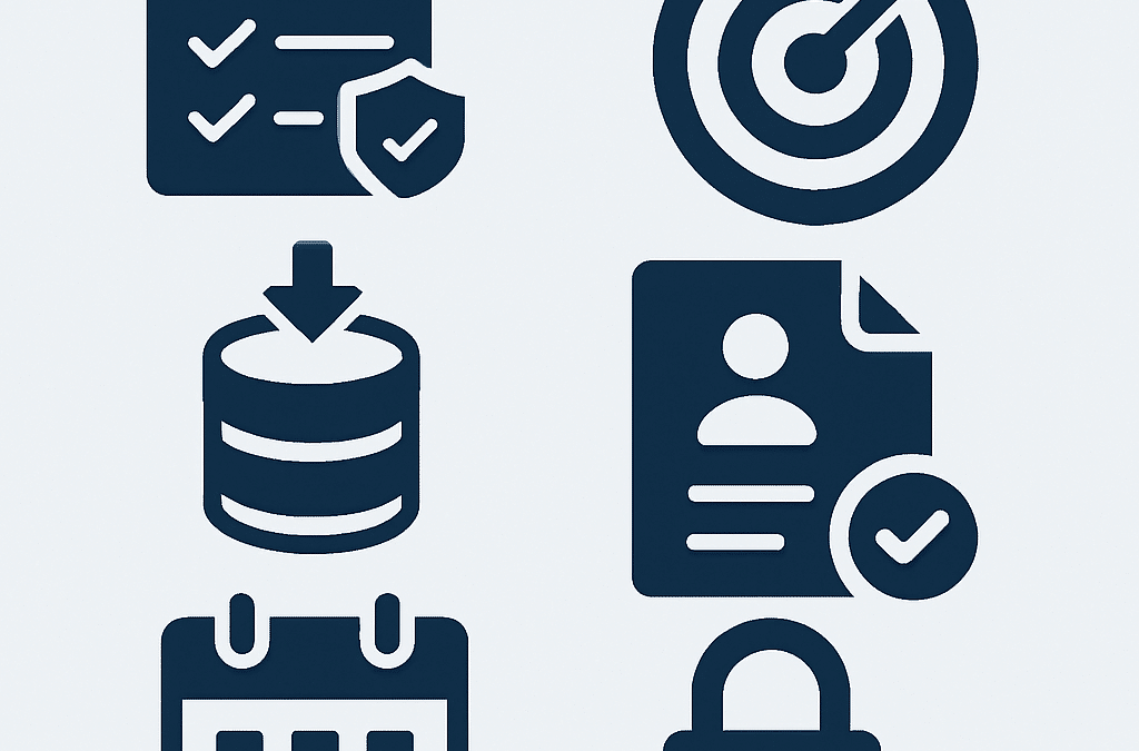 Los principios o «reglas de oro» de la protección de datos