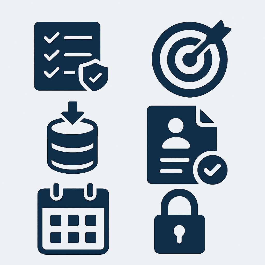 Los principios o reglas de oro de la protección de datos RGPD
