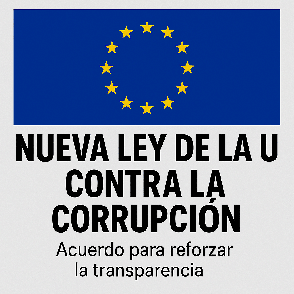 Nueva ley de la UE contra la corrupción refuerza la lucha institucional